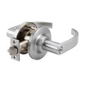 Dorma Grade 1 Cylindrical Lock, 53-Entry, LC-Lever, E-Stepped Rose, Satin Chrome, 2-3/4 Inch Backset,  C853-D-LCE-626